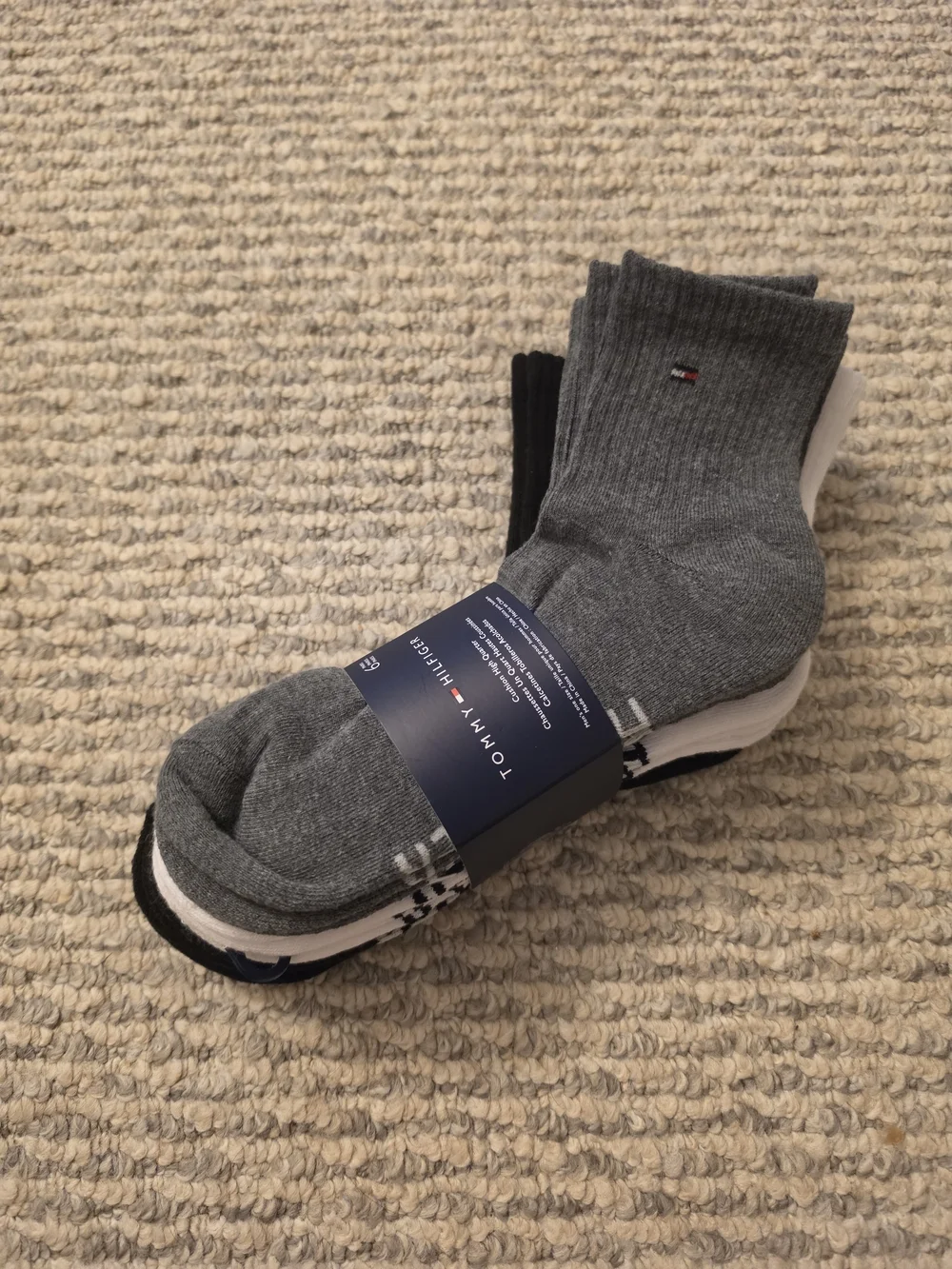 Tommy Hilfiger Men’s Cushion High Quarter Socks - 6 Pack